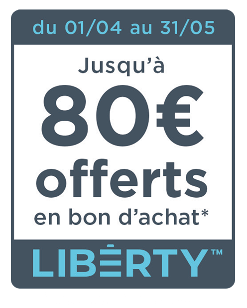 Du 01/04 au 31/05/ - Jusqu'à 80 euros offerts en bon d'achat pour l'achat d'un robot Dolphin LIBERTY 300 ou 400